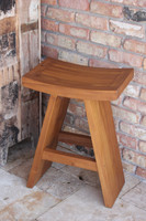AquaTeak The Original 24" Tall Asia Teak Bar Stool