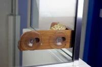 The Original Kai Corner Teak Shower Shelf