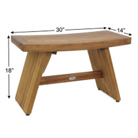 The Original 30" Asia Teak Shower Bench