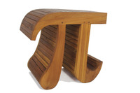 AquaTeak Patented Pi-Shaped Teak Bench