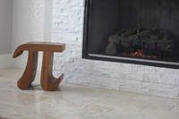 AquaTeak Patented Pi-Shaped Teak Bench