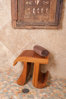 AquaTeak Patented Pi-Shaped Teak Bench