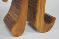 AquaTeak Patented Pi-Shaped Teak Bench