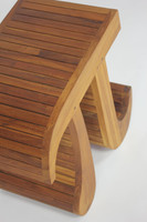 AquaTeak Patented Pi-Shaped Teak Bench
