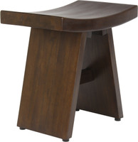 AquaTeak 18" Asia Walnut Color Teak Shower Bench