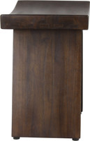 AquaTeak 18" Asia Walnut Color Teak Shower Bench