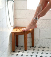 12" Kai OptiAREA Corner Teak Shaving & Washing Foot Rest thumbnail