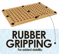 The Original Grate Luxury Yacht Deck Inspired Teak Bath and Shower Mat thumbnail