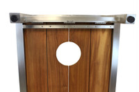 Stellar Teak & Stainless Steel Corn Toss Game & Set of 8 Corn Toss Bags thumbnail