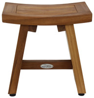 13" Asia Teak Shaving & Washing Foot Rest