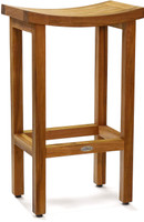 AquaTeak Patented 30" Tall Sumba Teak Bar Stool