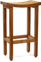 Patented 30" Tall Sumba Teak Bar Stool thumbnail