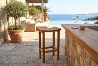 Patented 30" Tall Sumba Teak Bar Stool thumbnail