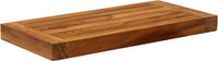 18" Moa Floating Teak Wall Shelf