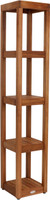 Sula Square Five-Tier Teak Bath Stand