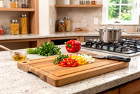 Manada Large Teak Cutting Board