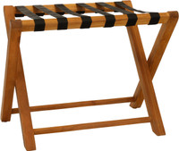 AquaTeak Manada Solid Teak Luggage Rack