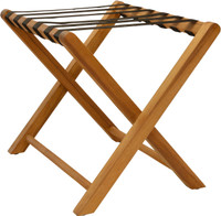 AquaTeak Manada Solid Teak Luggage Rack