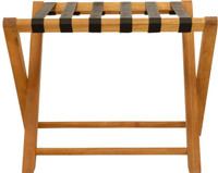 AquaTeak Manada Solid Teak Luggage Rack