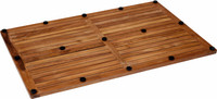Spa Kitchen Anti-Fatigue Teak Floor Mat