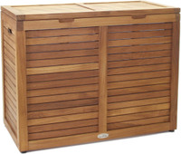 AquaTeak Spa Medium Sized Double Teak Laundry & Storage Hamper