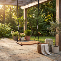 24" Asia Curve Teak Swing