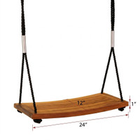 24" Asia Curve Teak Swing
