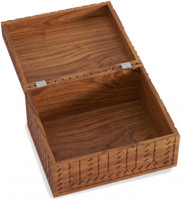 Manada Large Carved Teak Storage Box