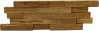 AquaTeak Manada Reclaimed Teak Wood Wall-Tile Decor