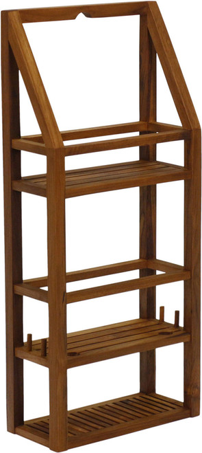 Moa Rectangular Teak Shower Organizer