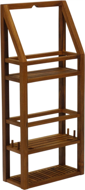 Moa Rectangular Teak Shower Organizer