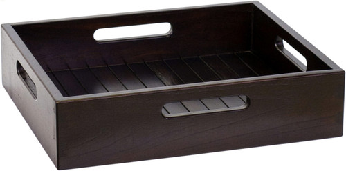 Moa Mocha-Shield Teak Bench Large Storage Tray