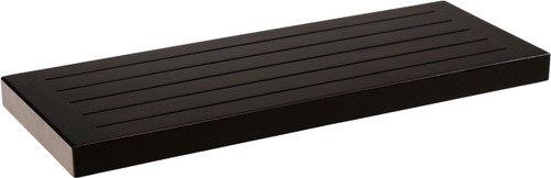 24" Moa™ Mocha-Shield Teak Flat Wall Shelf