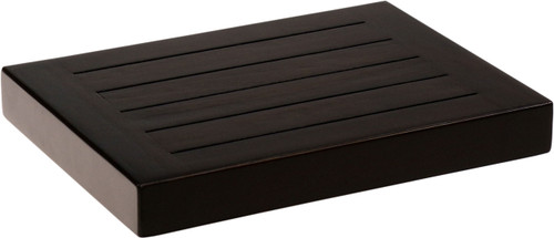 12" Moa™ Mocha-Shield Teak Flat Wall Shelf