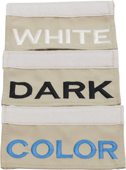 Set of Three Laundry Hamper Storage Tags