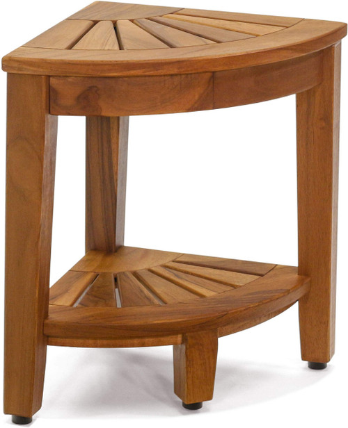 Patented Kai Petite Corner Teak Shower Bench