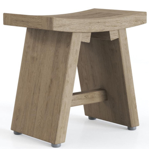 13" Asia-Mist Teak Shaving & Washing Foot Rest