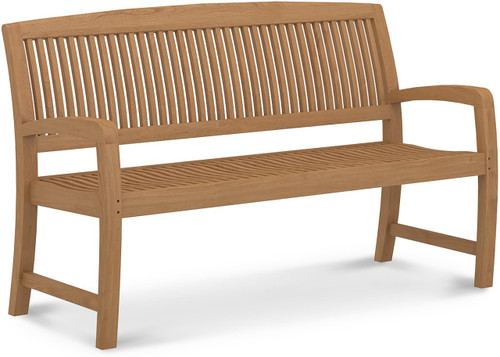 5' Solid Teak Outdoor Bench - from The Aqua Linear Collection 700