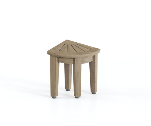 Patented Kai-Mist™ Angled Corner Teak Shaving & Washing Foot Rest