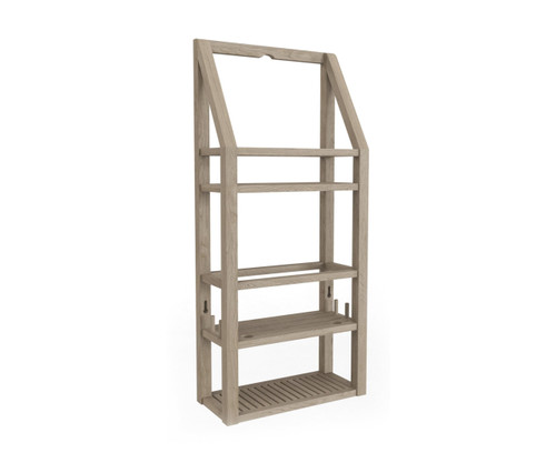 Moa-Mist Rectangular Teak Shower Organizer