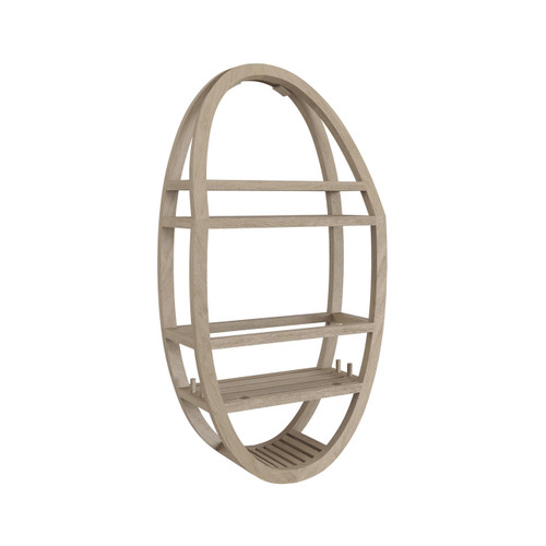 Patented Moa-Mist Teak Shower Organizer