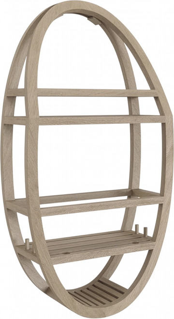 Patented Moa-Mist Teak Shower Organizer