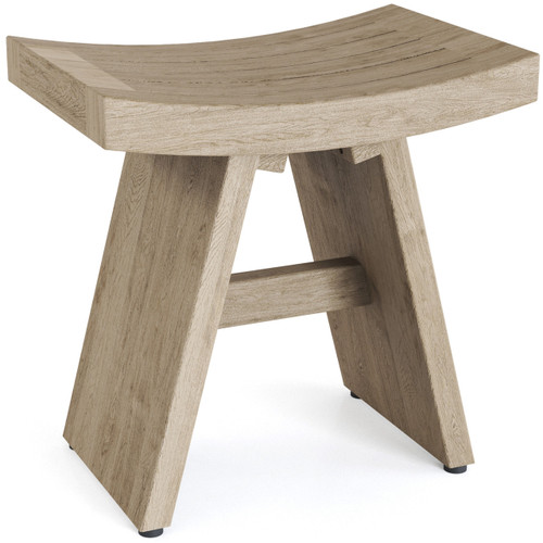18" Asia Mist-Shield Teak Shower Bench