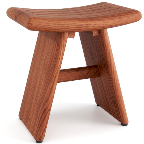 18" Asia-Bjon Slatted Teak Shower Bench