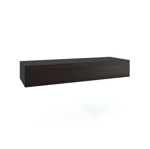 18" Bisa™ Mocha-Shield OptiAREA Floating Teak Wall Shelf