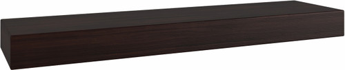 24" Aru Mocha-Shield OptiAREA Floating Teak Wall Shelf