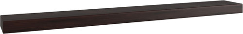 48" Aru Mocha-Shield OptiAREA Floating Teak Wall Shelf