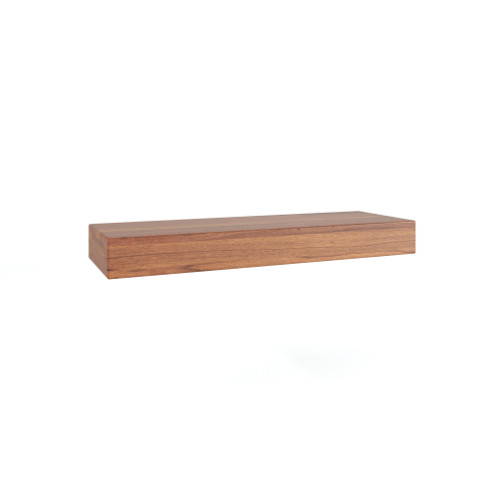18" Aru™ OptiAREA Floating Teak Wall Shelf