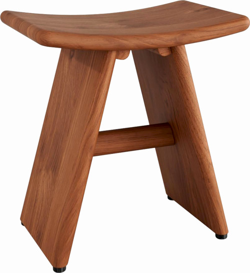 18" Asia-Bjon Lite Solid Top Teak Shower Bench