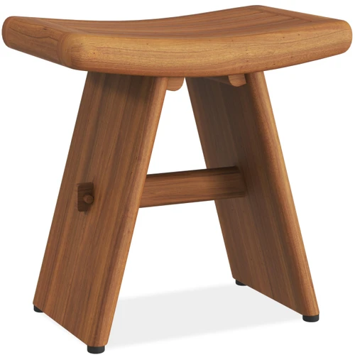 18" Asia-Bjön Torii Slatted Teak Shower Bench